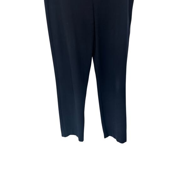 Talbots Pants Navy Classic Side Zip Office Work Straight Leg Trousers Size 8 - Picture 5 of 12